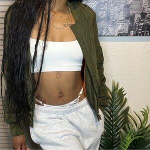 🍂Women’s Olive Flight Jacket🍂